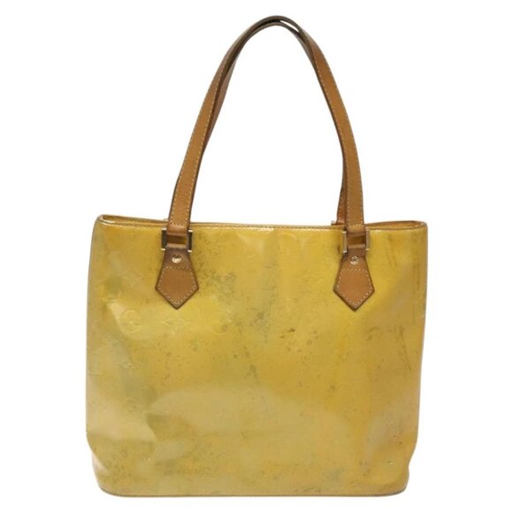 LOUIS VUITTON Monogram Vernis Houston Hand Bag Gris M91053 LV Auth ki5565 - Picture 3 of 16